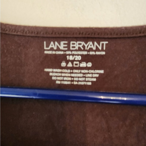 Lane Bryant brown sleeveless shirt size 18/20 - Picture 4 of 4